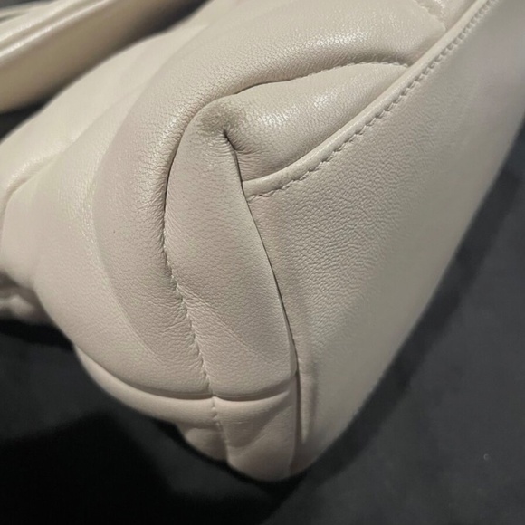 SAINT LAURENT Loulou Small YSL Puffer Chain Shoulder Bag - Picture 10 of 14